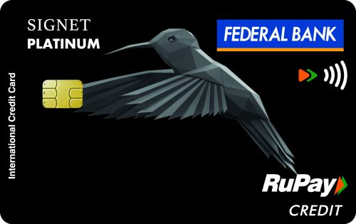 Federal Bank Signet RuPay Credit Card telugu